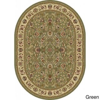 Lagoon Oval Traditional Area Rug (53 X 73)