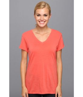Smartwool S/S V Neck Tee Womens T Shirt (Red)