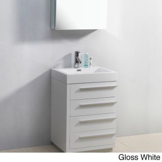 Virtu Usa Bailey 24 inch Single sink Bathroom Vanity Set