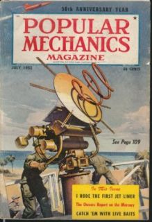 POPULAR MECHANICS Television Cameras Commercial Photography Mercury ++ 7 1952 Entertainment Collectibles