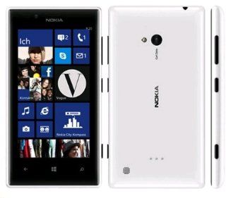 Nokia Lumia 720 White Unlocked Quad Band GSM Smartphone   WCDMA 850/900/1900/2100 Cell Phones & Accessories