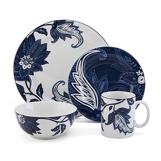 Nautica Tisbury Blue 4 piece Place Setting