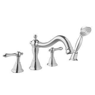 Fontaine Bellver Chrome Roman Tub Faucet With Handheld Shower