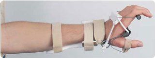 LMB Radial Nerve Splint with MP Extension and Adjustable Thumb Assist Left, Radial Nerve Splint. Size C 2.875" 3", Force 2 lbs. Health & Personal Care