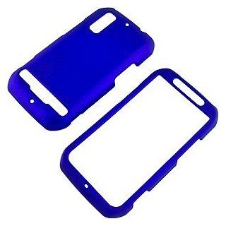Blue Rubberized Protector Case for Motorola Photon 4G MB855 Cell Phones & Accessories