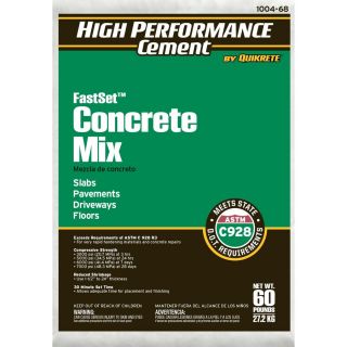 High Performance Cement by Quikrete 60 lbs Fast Setting Concrete Mix