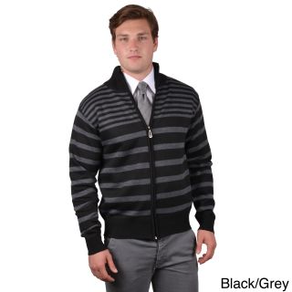 Boston Traveler Mens Striped Zip up Sweatshirt