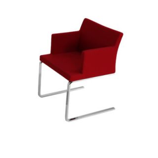 sohoConcept Soho Lounge Flat Arm Chair 125 SOHFLAT Color Red, Upholstery Or