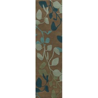 Malene b Destinations Tan Rug DTN76 Rug Size Runner 26 x 8