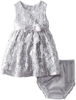 Rare Editions Baby Baby girls Infant Floral Soutach Dress Clothing