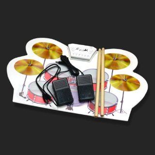 SUNOAD MD1008 Portable USB MIDI DRUM KIT Electronic Drum + Free SUNOAD Cleaning Cloth Computers & Accessories