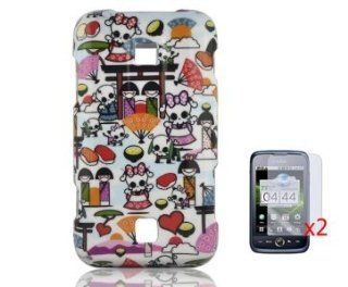 Huawei M860 Ascend Phone Shell Case (Kawaii Baby) for MetroPCS Service + Two Clear Screen Guard Cell Phones & Accessories