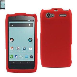 Reiko RPC10 MOTXT881RD Compact and Durable Rubberized Protective Case for Motorola Electrify 2 XT881   Retail Packaging   Red Cell Phones & Accessories