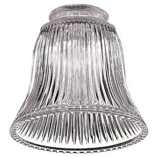 Monte Carlo G885 2 1/4 Inch Neck Glass Shade, Clear   Lampshades  