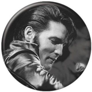 Elvis Presley Black and White Leather Button 81103 [Toy] Toys & Games