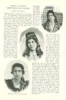 1900 Women in Turkey Armenian Peasant Women Moslem Greek Syrian  Prints  