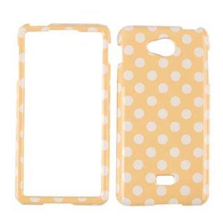 For Lg Spirit Ms 870 Dots On Orange Case Accessories Cell Phones & Accessories