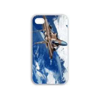 Diy Iphone 4/4S Aircraft Series mcdonnell douglas f eagle aircraft Black Case of Innervation Cellphone Skin For Girls Cell Phones & Accessories