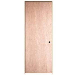 ReliaBilt Flush Hollow Core Lauan Left Hand Interior Single Prehung Door (Common 80 in x 32 in; Actual 81.75 in x 33.75 in)