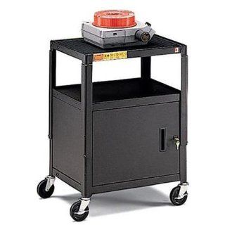 Bretford CA2642 Adjustable Cart with Cabinet  Computer And Machine Carts  Electronics