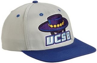 NCAA Uc Santa Barbara Gauchos Primary Logo College Snap Back Team Hat, Grey, One Size  Sports Fan Baseball Caps  Clothing