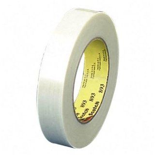 3M Scotch 893 Polypropylene Filament Tape, 300 lbs/in Tensile Strength, 55m Length x 24mm Width, Clear 