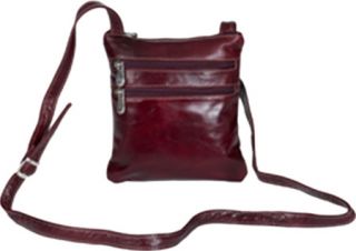 David King Leather 3734 Florentine Cross Body Bag