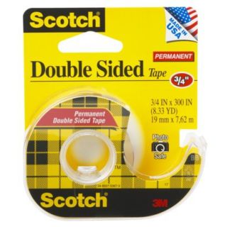 Scotch Double Sided Permanent Tape .75x300