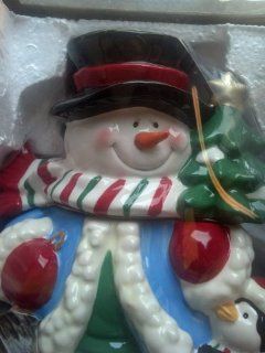 Snowman Cookie Jar Kitchen & Dining