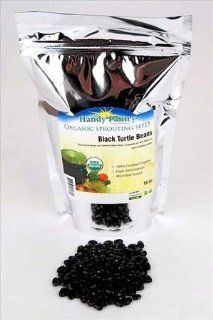 Organic Black Turtle Beans  1 Lb  Called Black Bean & Spanish Black Bean   Seed Sprouting Sprouts, Cooking, Food Storage  Plant Seed Collections  Patio, Lawn & Garden