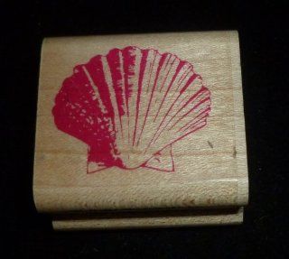 Inkadinkado Scallop Shell Wood Stamp