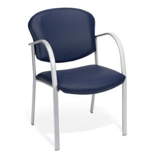 OFM Mid Back Contract Office Chair with Arm 414 Seat Finish Navy Vinyl