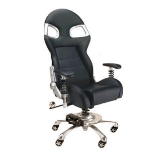 Pit Stop Furniture Chair with Lumbar Support F08000 Color Black