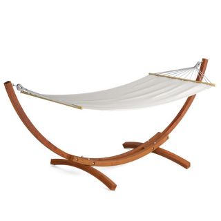 Corliving Wood Canyon Larch Wood Patio Hammock