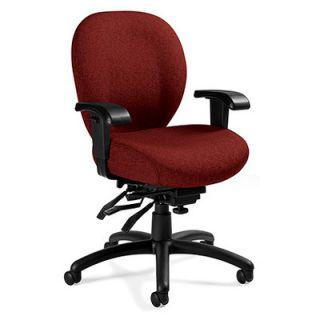 Global Total Office Mid Back Multi Tilter Office Chair with Arms 2781 3 Color