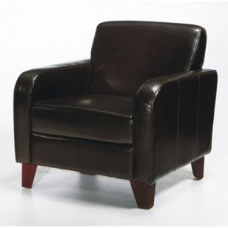 Armen Living Leather Chair LCMS0011DB