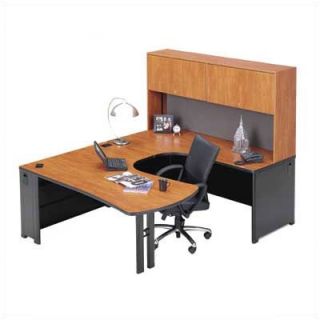 ABCO Endure U Shape Left Configuration Executive Workstation with Hutch ENDCO