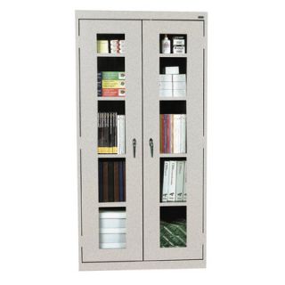 Sandusky Classic Series 36 Clear View Storage Cabinet CA4V361272 Color Green
