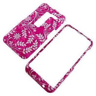 Leaves Purple Protector Case for LG Esteem MS910 Cell Phones & Accessories