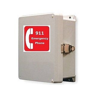 Outdoor Emergency Phone   911 Only Emergency Land Line Phone System   Weatherproof Call Box  Telephone Products And Accessories  Electronics