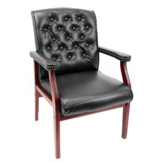 Regency Ivy League Traditional Guest Side Chair 9075 Fabric Black
