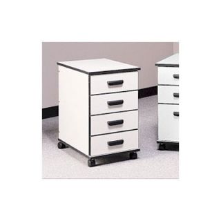 Fleetwood Solutions 4 Drawer Mobile File Cabinet 28.1004x