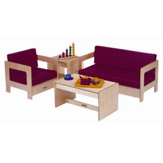 Jonti Craft ThriftyKYDZ 4 Piece Living Room Set 0380TK / 0381TK Color Red
