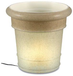 Gardenglo 886 Stone 120 Volt Planter, 20 inches Tall x 21 inches Wide