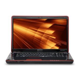 Toshiba Qosmio X505 Q887 TruBrite 18.4 Inch Laptop (Black/Red)  Notebook Computers  Computers & Accessories