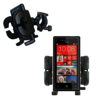 HTC Windows Phone 8x compatible Bicycle Handlebar Cradle Mount   Holder for Bike with Lifetime Warranty Electronics