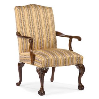 Fairfield Chair Ball and Claw Fabric Arm Chair 5170 01 9563 Color Ebony