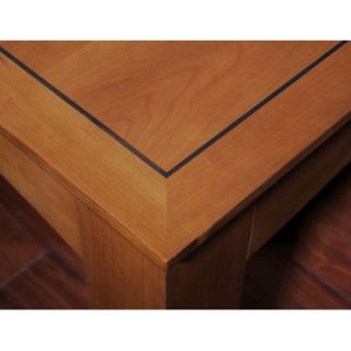 OSP Furniture Mendocino Bow Front Table Writing Desk MEN   04 Finish Maple
