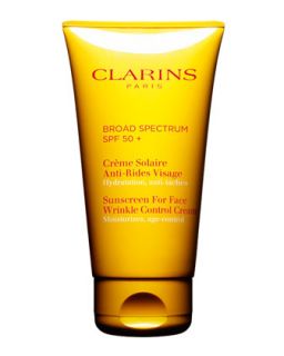 Sunscreen for Face, Wrinkle Control Cream SPF 50   Clarins