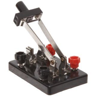 American Educational 7 914 Double Pole Single Throw (DPST) Knife Switch with Screw Type Binding Post (Bundle of 5) Science Lab Instruments